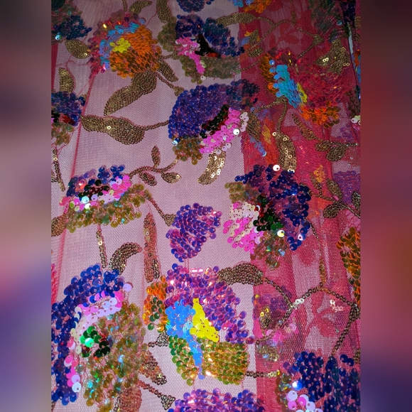 NWT SOUTHERN FRIED CHIKS SEQUIN DUSTER - Picture 14 of 14